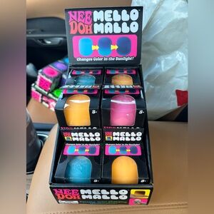 Nee Doh Mello Mallo Color Changing Squish Toy each sold separately